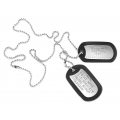 SHINY DOG TAGS EMBOSSED 